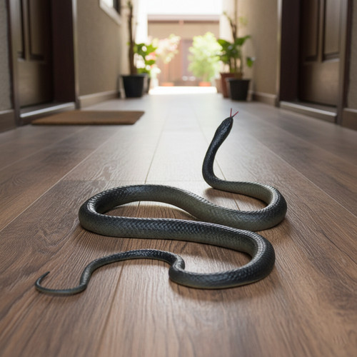 Fake realistic snake - fake, lifelike